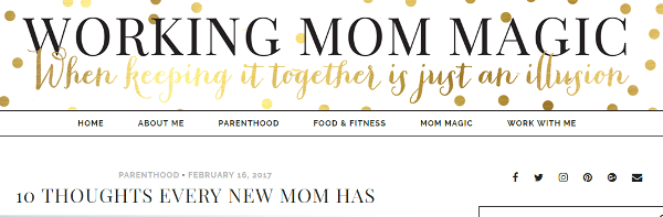 working mothers blogs